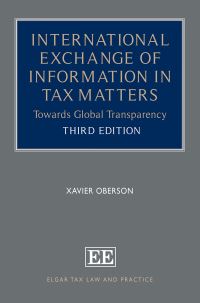 Book Cover for International Exchange of Information in Tax Matters by Xavier Oberson