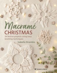 Book Cover for Macramé Christmas by Isabella Strambio