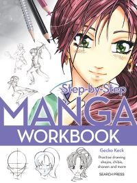 Book Cover for Step-by-Step Manga Workbook by Gecko Keck