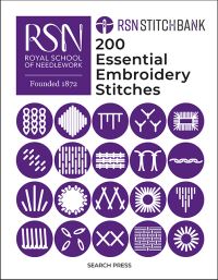 Book Cover for RSN Stitch Bank by Susan KayWilliams, England Royal School of Needlework London