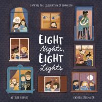 Book Cover for Eight Nights, Eight Lights by Natalie Barnes