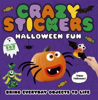 Book Cover for Crazy Stickers. Halloween Fun by Danielle McLean