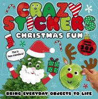Book Cover for Crazy Stickers. Christmas Fun by Danielle McLean