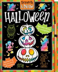 Book Cover for Scratch and Draw Halloween by Arthur Over