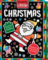 Book Cover for Scratch and Draw Christmas by Kit Elliot