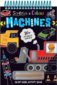 Book Cover for Scratch and Colour Machines by Jenny Copper