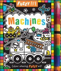 Book Cover for Fuzzy Art Machines by Melanie Hibbert
