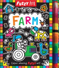 Book Cover for Fuzzy Art Farm by Melanie Hibbert