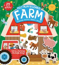 Book Cover for Felt Play & Learn Farm by Alice Barker