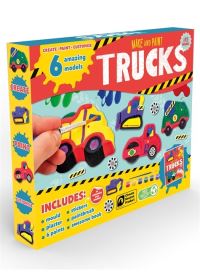 Book Cover for Make and Paint Trucks & More by Igloo Books Ltd