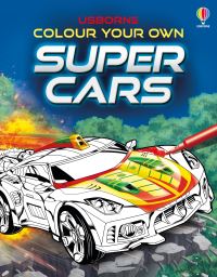 Book Cover for Colour Your Own Supercars by Sam Smith