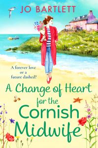 Book Cover for A Change of Heart for the Cornish Midwife by Jo Bartlett