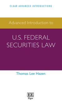 Book Cover for Advanced Introduction to U.S. Federal Securities Law by Thomas Lee Hazen