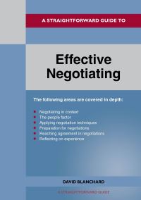 Book Cover for A Straightforward Guide to Effective Negotiating by David Blanchard