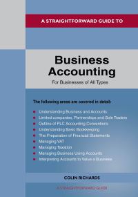 Book Cover for A Straightforward Guide to Business Accounting by Colin Richards
