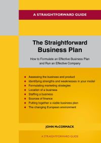 Book Cover for The Straightforward Business Plan by John McCormack
