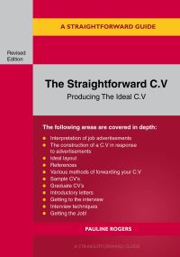 Book Cover for The Straightforward C.V by Pauline Rogers