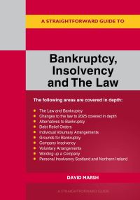 Book Cover for A Straightforward Guide to Bankruptcy Insolvency and the Law by David Marsh