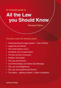 Book Cover for All the Law That You Should Know by Jeremy Farley