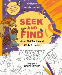 Book Cover for Seek and Find: More Old Testament Bible Stories Activity Book by Sarah Parker
