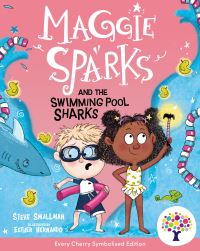 Book Cover for Maggie Sparks and the Swimming Pool Sharks by Steve Smallman
