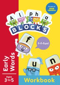 Book Cover for Alphablocks Early Words (Red Level Workbook) by Alphablocks