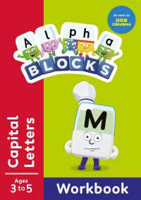 Book Cover for Alphablocks Capital Letters (Red Level Workbook) by Alphablocks
