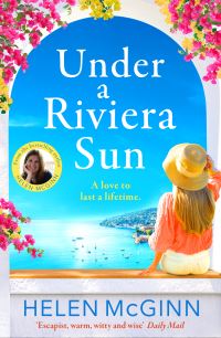 Book Cover for Under a Riviera Moon by Helen McGinn