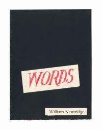 Book Cover for Words by William Kentridge