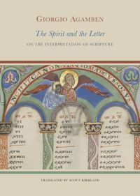 Book Cover for The Spirit and the Letter by Giorgio Agamben