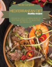 Book Cover for Mediterranean Diet Healthy Recipes by Nicole Campbell