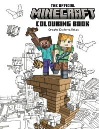 Book Cover for The Official Minecraft Colouring Book by Titan Books