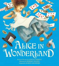 Book Cover for Alice in Wonderland by Karen Saunders, Lewis Carroll