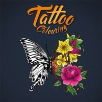 Book Cover for Tattoo Colouring by Igloo Books Ltd