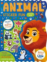 Book Cover for Animal Sticker Fun by Igloo Books Ltd