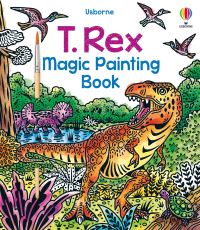 Book Cover for T. Rex Magic Painting Book by Sam Baer, Alice Reese