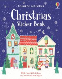 Book Cover for Christmas Sticker Book by Lucy Bowman