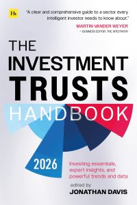 Book Cover for The Investment Trusts Handbook 2026 by Jonathan Davis