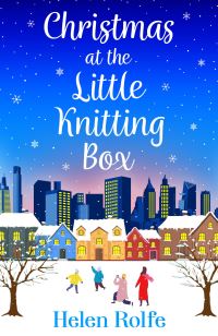 Book Cover for Christmas at the Little Knitting Box by Helen J Rolfe