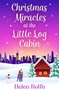 Book Cover for Christmas Miracles at the Little Log Cabin by Helen J Rolfe
