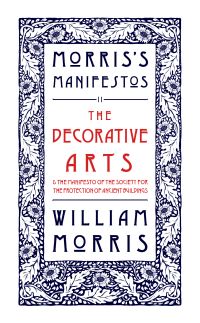Book Cover for The Decorative Arts by William Morris