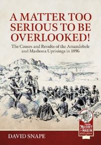 Book Cover for A Matter Too Serious to Be Overlooked! by David Snape