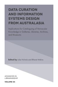 Book Cover for Data Curation and Information Systems Design from Australasia by Julie Nichols, Bharat Mehra