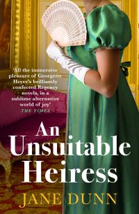 Book Cover for An Unsuitable Heiress by Jane Dunn