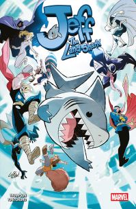 Book Cover for Jeff The Land Shark by Kelly Thompson