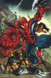Book Cover for Spider-Man & Avengers by Zeb Wells