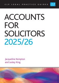Book Cover for Accounts for Solicitors 2025/26 by Jacqueline Kempton, L C King