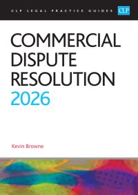 Book Cover for Commercial Dispute Resolution by Kevin Browne