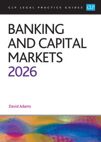 Book Cover for Banking and Capital Markets 2026 by David Adams