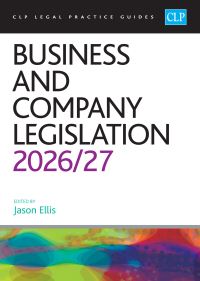 Book Cover for Business and Company Legislation 2026/27 by Jason G Ellis